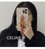 セリーヌアイフォン15 14 13ケース CELINE バンド スマホケースiphone 15 14/13/12 xr xs max celine レディース 携帯カバーハイブランドパロディiphoneケース後払い代引国内発送ビジネス風