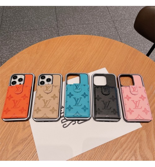 Iphone 15シリーズ 即納 芸能人愛用ルイヴィトン Iphone16 15 14 13携帯ケース革ルイヴィトン アイホン16 14 15 pro Max ケースカバー 上品 ルイヴィトン iphone16 15 14 13pro Maxケース背面にカード入れ付きLouis Vuittonカジュアル アイホン16 15 14 13 12 11ケース 全面保護限定版 ビジネス風 