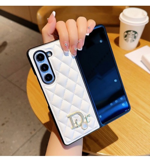 ディオール DiorブランドGalaxy Zflip5 6 fold5 6ケース折畳み式 ディオール Dior 定番Galaxy Zflip3 4 5 6ケース可愛い女子ギャラクシー Z フリップ3 4 5 6 fold6 5 4 3カバー 落下防止