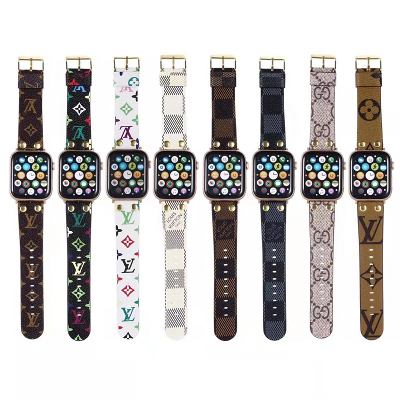 apple watch 10 9 8 7 ultra2 se2 アップル10 9 8ウォッチ腕時計交換バンド45mm 49mm ルイヴィトン Lv グッチ Gucci 