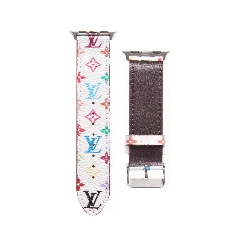 メンズレディース ルイヴィトン Lv   腕時計バンドiwatch band アップルウォッチ10/X/9/8/7 ultra2 交換ベルト 男女兼用 