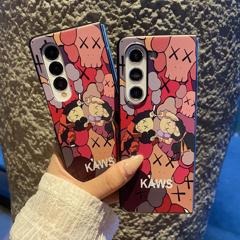 カウズGalaxy Z Flip6即納 samsung galaxy z flip65 fold 6 5ケース激安可愛いkaws 高品質