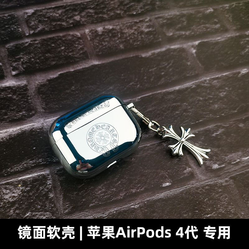 airpods 4 pro 3 2ケースChrome Hearts斜め掛け流行り