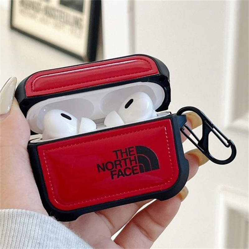 THE NORTH FACE ザ・ノース・フェイスブランドairpods pro2 pro 4 3 2ケースカラビナ付き便利 THE NORTH FACE ザ・ノース・フェイスエアーポッズ プロ2 3 2カバー  男女兼用 