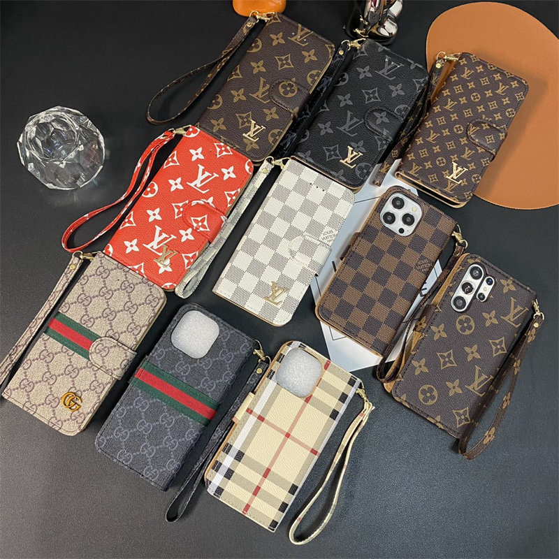 Iphone 15シリーズ即納  ルイヴィトン Lv グッチ Gucci バーバリー Burberry iphone14 15 16 pro maxケース  iPhone 13 14 15カバー 革製 男女兼用 