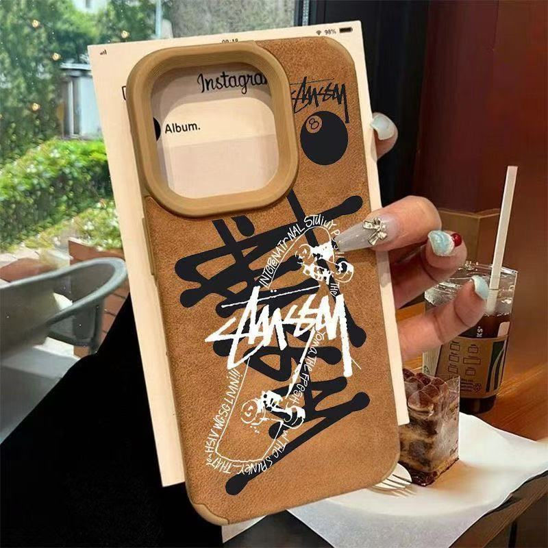 Iphone 16シリーズ 即納 芸能人愛用 ステューシー Stussy Iphone16 15 14 13携帯ケース