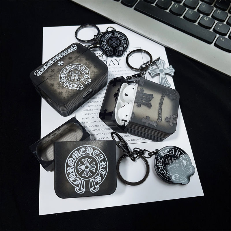 Chrome Hearts クロムハーツ ブランドAirpods4 Pro2ケースAirpods pro 3 4ケースハイブランドコピー 男女兼用 